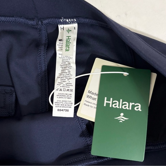 NEW HALARA Flex Small Midnight Blue DayStretch High Waisted Tapered Work Pants - Picture 6 of 8